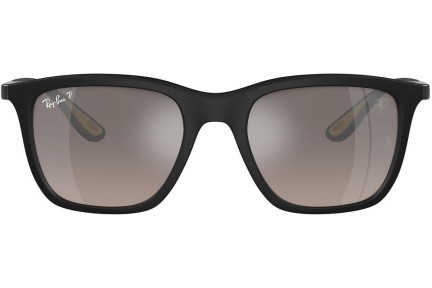 Okulary przeciwsłoneczne Ray-Ban RB4433M F6025J Polarized Prostokątne Czarne