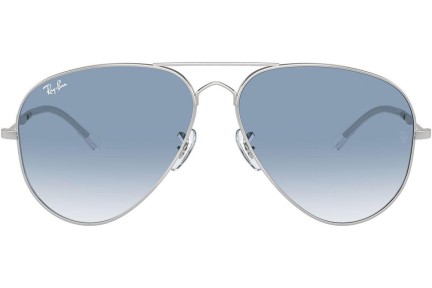 Okulary przeciwsłoneczne Ray-Ban RB3825 003/3F Pilotki (Aviator) Srebrne