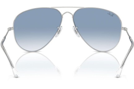 Okulary przeciwsłoneczne Ray-Ban RB3825 003/3F Pilotki (Aviator) Srebrne