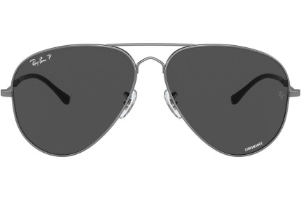 Okulary przeciwsłoneczne Ray-Ban RB3825 004/K8 Polarized Pilotki (Aviator) Szare