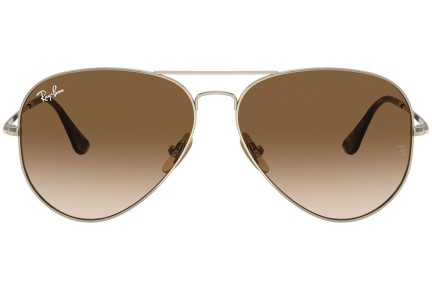 Okulary przeciwsłoneczne Ray-Ban RB8089 926551 Pilotki (Aviator) Złote