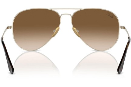 Okulary przeciwsłoneczne Ray-Ban RB8089 926551 Pilotki (Aviator) Złote