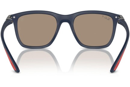 Okulary przeciwsłoneczne Ray-Ban RB4433M F698H0 Polarized Prostokątne Niebieskie