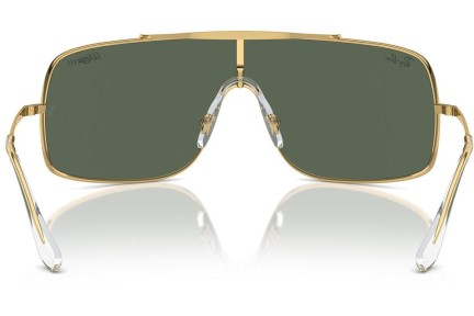 Okulary przeciwsłoneczne Ray-Ban RB3897 001/71 Kwadratowe Złote