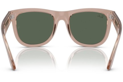 Okulary przeciwsłoneczne Ray-Ban RBR0502SF 6727VR Kwadratowe Brązowe