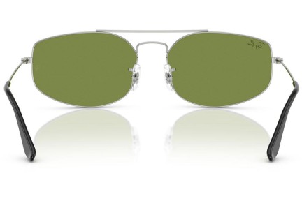 Okulary przeciwsłoneczne Ray-Ban RB3845 003/4E Prostokątne Srebrne