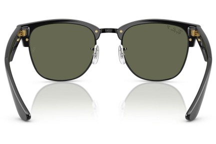 Okulary przeciwsłoneczne Ray-Ban RBR0504S 67839A Polarized Kwadratowe Czarne