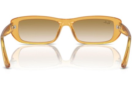 Okulary przeciwsłoneczne Ray-Ban RB4436D 668213 Kwadratowe Żółte