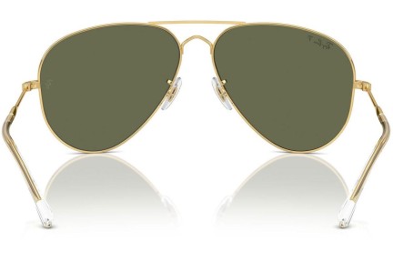 Okulary przeciwsłoneczne Ray-Ban RB3825 001/58 Polarized Pilotki (Aviator) Złote