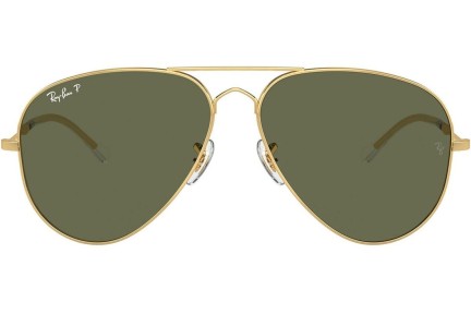 Okulary przeciwsłoneczne Ray-Ban RB3825 001/58 Polarized Pilotki (Aviator) Złote