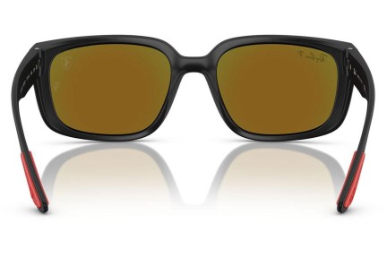 Okulary przeciwsłoneczne Ray-Ban RB4443M F602A1 Polarized Kwadratowe Czarne