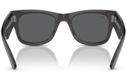 Okulary przeciwsłoneczne Ray-Ban Mega Wayfarer RB0840S 1406B1 Kwadratowe Czarne