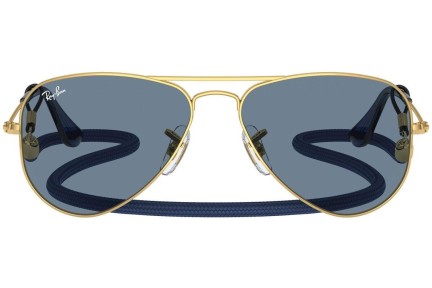 Okulary przeciwsłoneczne Ray-Ban Junior Aviator Junior RJ9506S 223/1U Pilotki (Aviator) Złote