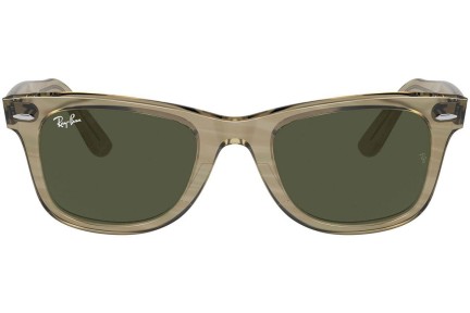 Okulary przeciwsłoneczne Ray-Ban Wayfarer RB2140F 138731 Kwadratowe Szare