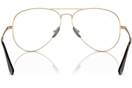 Okulary korekcyjne Ray-Ban RX8789 1247 Pilotki (Aviator) Brązowe