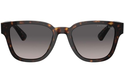 Okulary przeciwsłoneczne Prada PRA04S 19J09G Polarized Prostokątne Havana