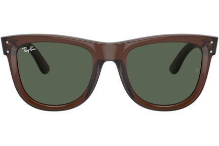 Okulary przeciwsłoneczne Ray-Ban Wayfarer Reverse RBR0502S 6709VR Kwadratowe Brązowe