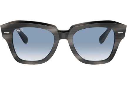 Okulary przeciwsłoneczne Ray-Ban State Street RB2186 14043F Kwadratowe Szare