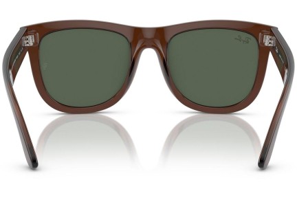 Okulary przeciwsłoneczne Ray-Ban Wayfarer Reverse RBR0502S 6709VR Kwadratowe Brązowe