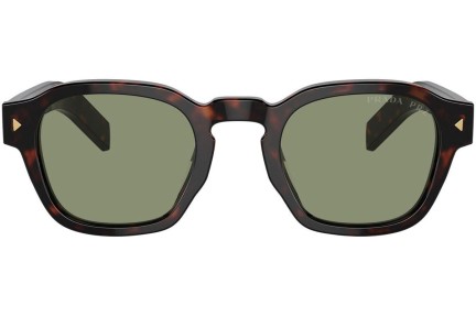 Okulary przeciwsłoneczne Prada PRA16SF 17N20G Polarized Okrągłe Havana