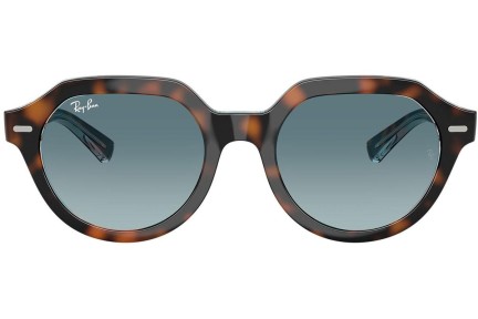 Okulary przeciwsłoneczne Ray-Ban Gina RB4399 14133M Kwadratowe Havana