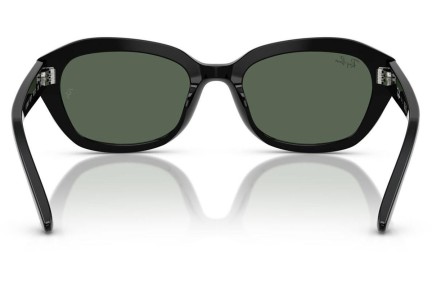 Okulary przeciwsłoneczne Ray-Ban Junior RJ9081S 100/71 Prostokątne Czarne