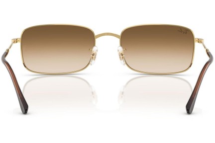 Okulary przeciwsłoneczne Ray-Ban RB3746 001/51 Prostokątne Złote