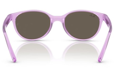 Okulary przeciwsłoneczne Ray-Ban Junior RJ9080S 7172/3 Okrągłe Fioletowe