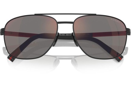 Okulary przeciwsłoneczne Prada Linea Rossa PS54ZS DG008F Owalne Czarne