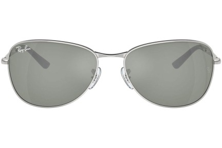 Okulary przeciwsłoneczne Ray-Ban RB3733 003/40 Pilotki (Aviator) Srebrne