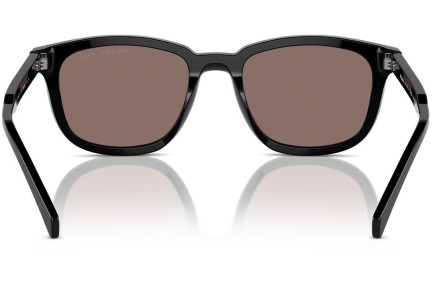 Okulary przeciwsłoneczne Prada PRA21SF 16K30H Polarized Kwadratowe Czarne