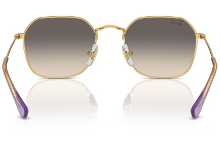 Okulary przeciwsłoneczne Ray-Ban Junior RJ9594S 292/11 Kwadratowe Złote