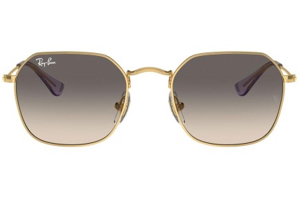 Okulary przeciwsłoneczne Ray-Ban Junior RJ9594S 292/11 Kwadratowe Złote