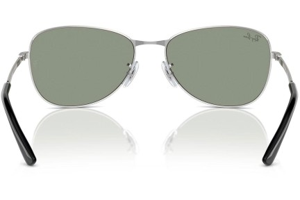 Okulary przeciwsłoneczne Ray-Ban RB3733 003/40 Pilotki (Aviator) Srebrne