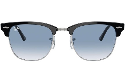 Okulary przeciwsłoneczne Ray-Ban Clubmaster RB3016 13543F Browline Srebrne