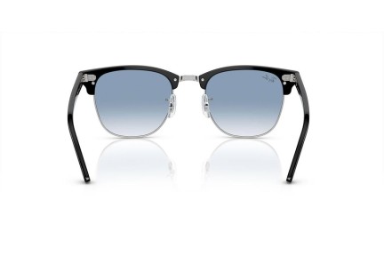 Okulary przeciwsłoneczne Ray-Ban Clubmaster RB3016 13543F Browline Srebrne