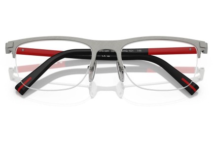 Okulary korekcyjne Prada Linea Rossa PS50RV DHG1O1 Prostokątne Szare