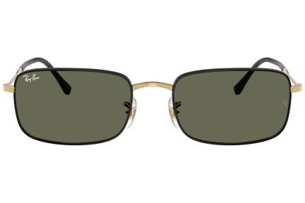 Okulary przeciwsłoneczne Ray-Ban RB3746 927158 Polarized Prostokątne Złote