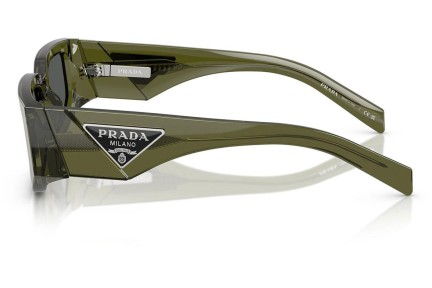 Okulary przeciwsłoneczne Prada PR09ZS 25A40L Prostokątne Zielone