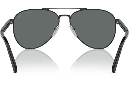 Okulary przeciwsłoneczne Prada PRA58S 1AB5Z1 Polarized Pilotki (Aviator) Czarne