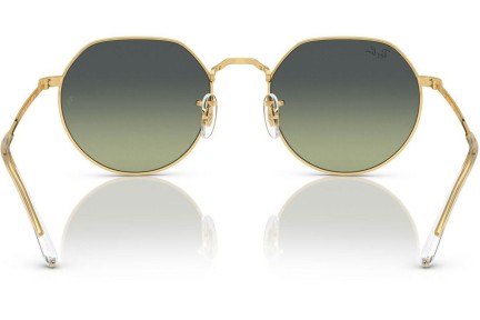 Okulary przeciwsłoneczne Ray-Ban Jack RB3565 001/BH Okrągłe Złote