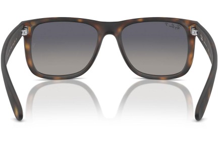 Okulary przeciwsłoneczne Ray-Ban Justin RB4165 865/8S Polarized Kwadratowe Havana