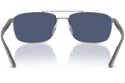 Okulary przeciwsłoneczne Ray-Ban RB3737 004/80 Prostokątne Szare