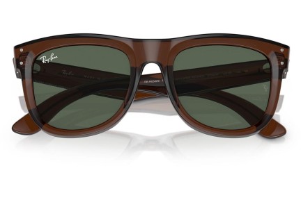 Okulary przeciwsłoneczne Ray-Ban Wayfarer Reverse RBR0502S 6709VR Kwadratowe Brązowe