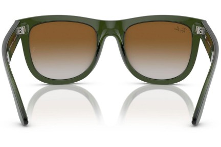 Okulary przeciwsłoneczne Ray-Ban Wayfarer Reverse RBR0502S 6775CB Kwadratowe Zielone