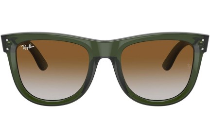 Okulary przeciwsłoneczne Ray-Ban Wayfarer Reverse RBR0502S 6775CB Kwadratowe Zielone