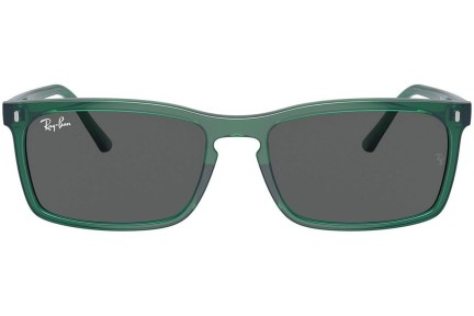 Okulary przeciwsłoneczne Ray-Ban RB4435 6615B1 Prostokątne Zielone