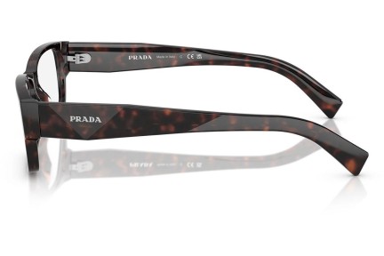 Okulary korekcyjne Prada PRB09V 17N1O1 Prostokątne Havana