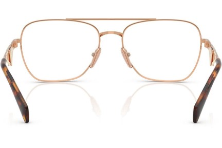 Okulary korekcyjne Prada PRB50V SVF1O1 Pilotki (Aviator) Złote