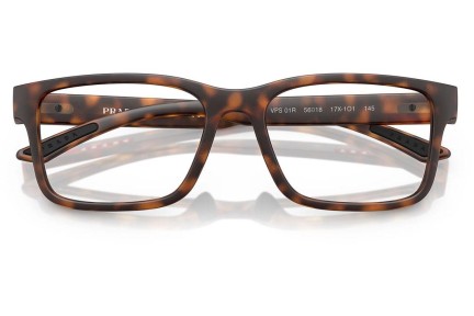 Okulary korekcyjne Prada Linea Rossa PS01RV 17X1O1 Kwadratowe Havana